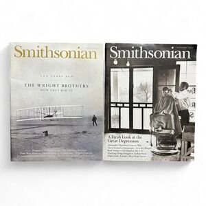 Smithsonian magazine bundle. 2001 and 2002 issues